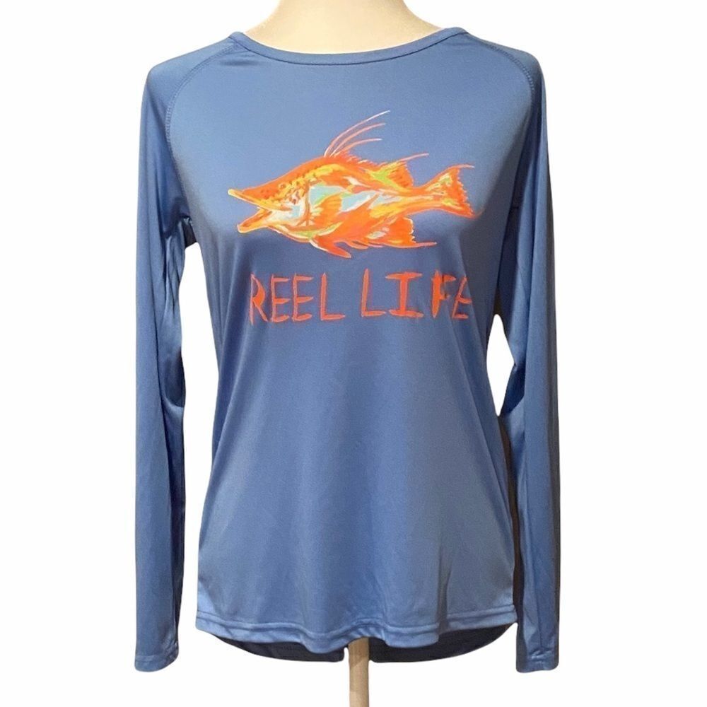 Reel Life LongSleeve Woman’s Fishing Shirt Sz L